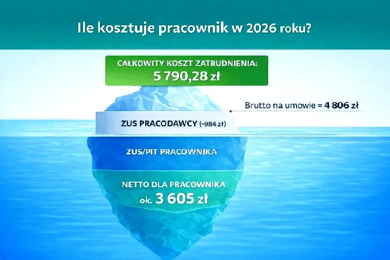 Ile ZUS-u płaci pracodawca za pracownika? Oblicz pełny koszt zatrudnienia