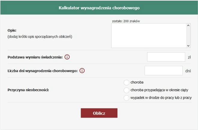 Jak wyliczyć wynagrodzenie chorobowe za część miesiąca? Wzór i przykład obliczeń