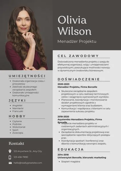 CV po angielsku