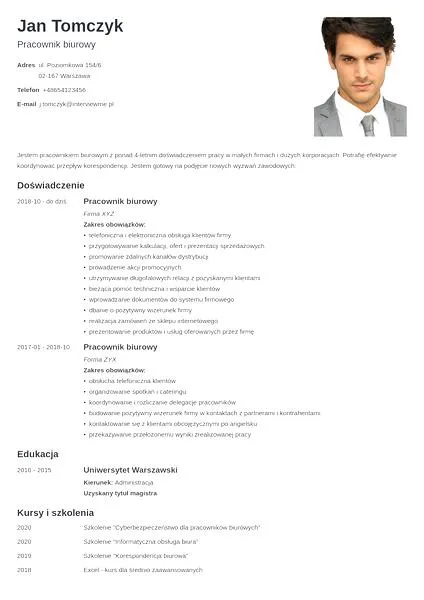 Formatowanie CV w Word