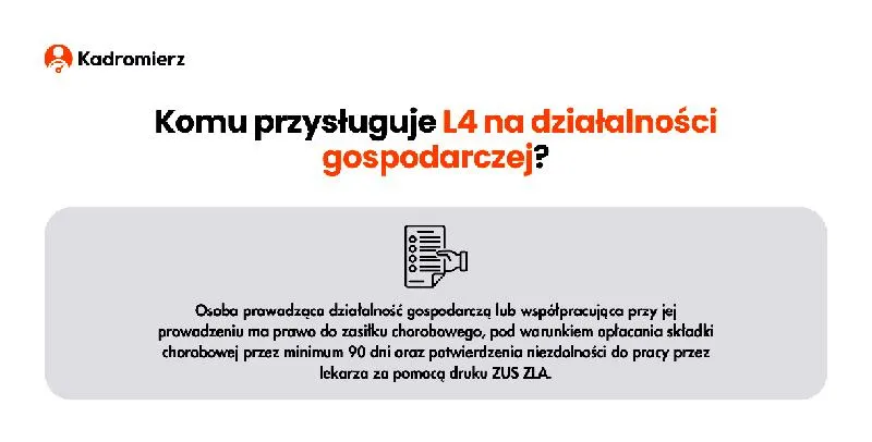Informowanie pracodawcy o zwolnieniu