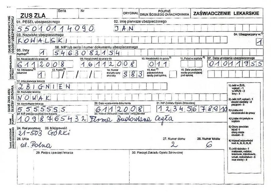 Nadużywanie zwolnień lekarskich