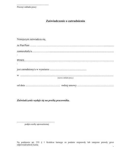Obowiązki pracodawcy
