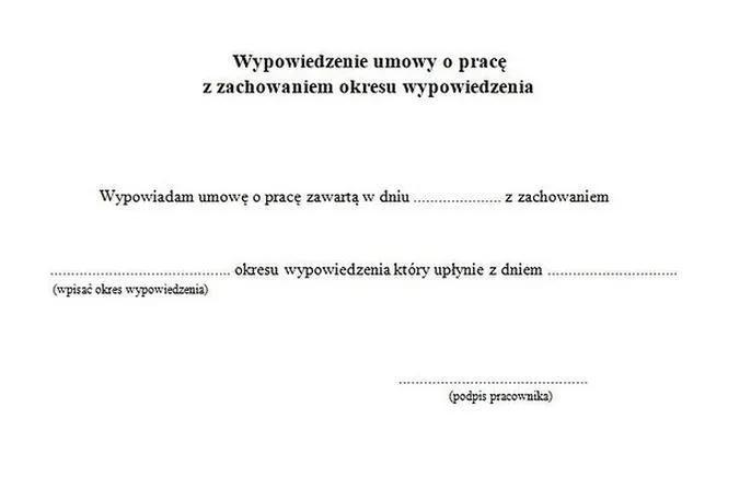 Okres wypowiedzenia umowy