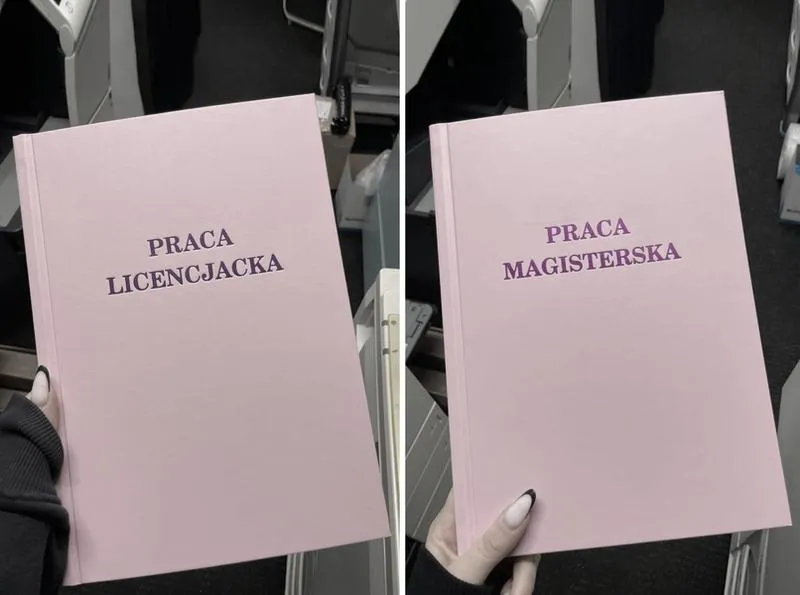 Oprawa pracy licencjackiej