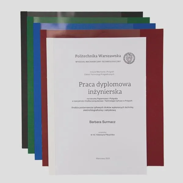 Oprawa pracy licencjackiej