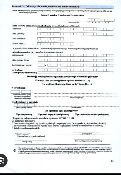 Plan nauki do egzaminu