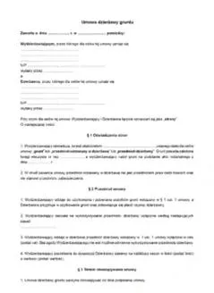 Praktyczny przewodnik umowy