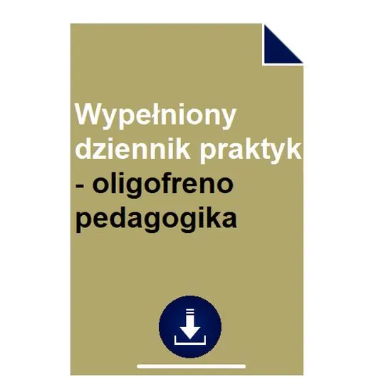 Praktyki w pedagogice wczesnoszkolnej