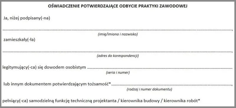 Praktyki zawodowe