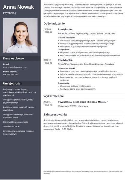 Prezentacja osiągnięć w CV