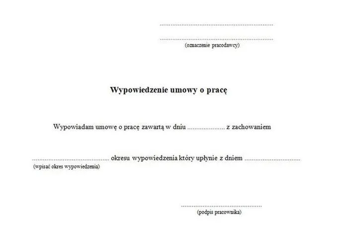 Procedura wypowiedzenia umowy