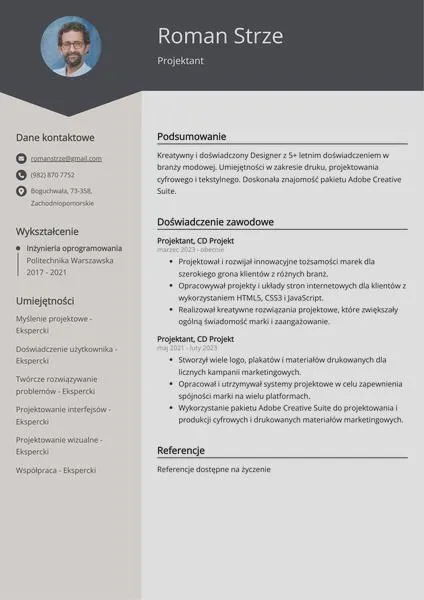 Przedstawianie doświadczenia zawodowego