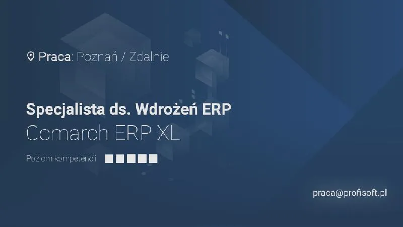Rozwój kariery w ERP