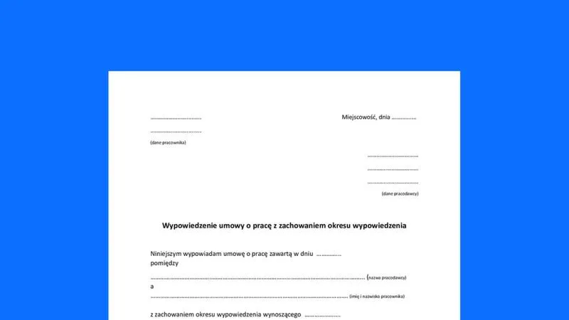 Termin wypowiedzenia umowy