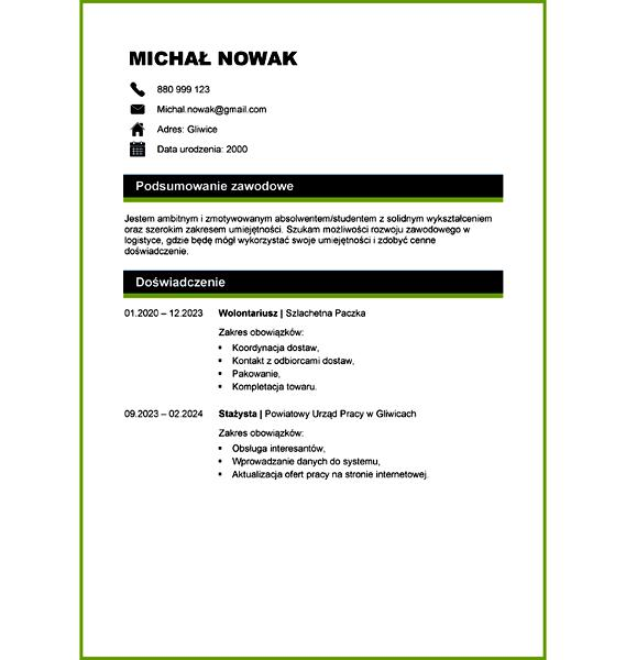 Umiejętności w CV