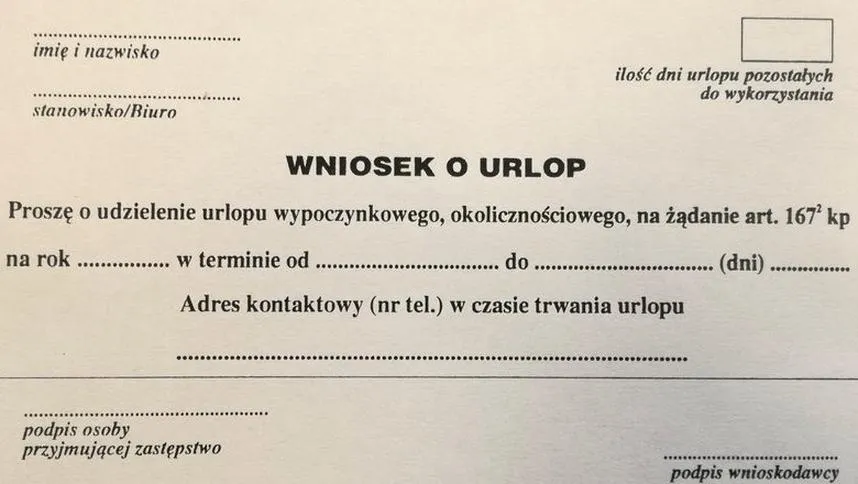 Urlop wypoczynkowy