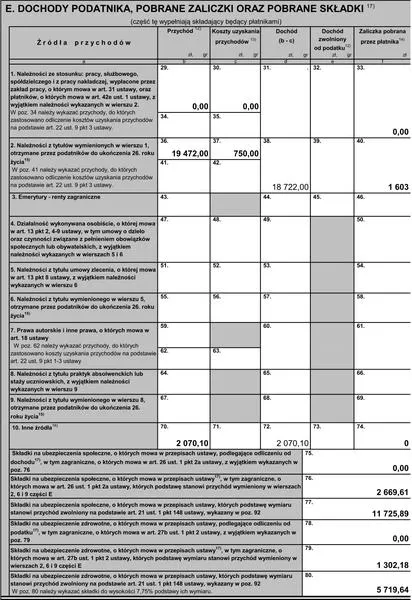 Uzyskiwanie PIT-11