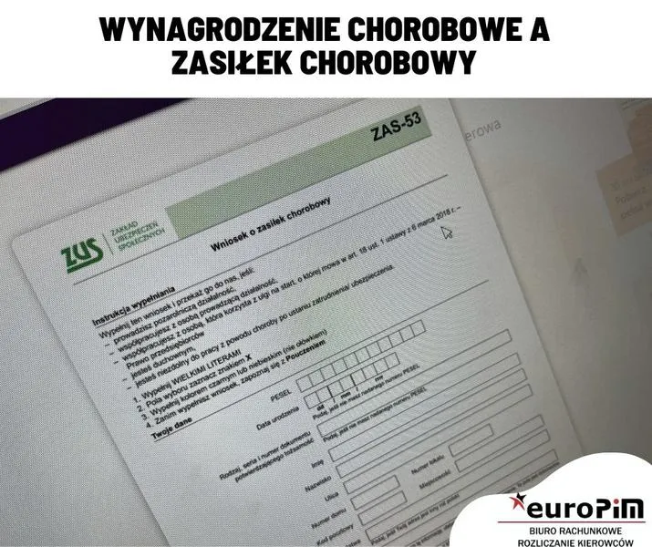 Warunki zasiłku chorobowego
