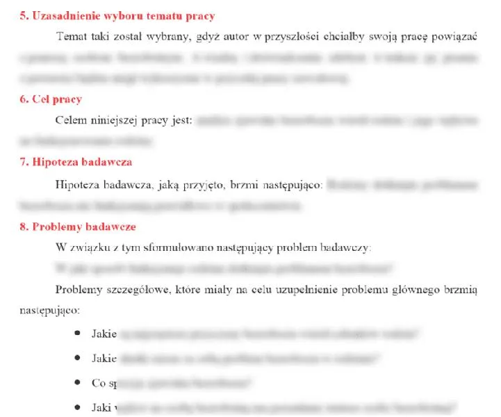 Wstęp do pracy licencjackiej