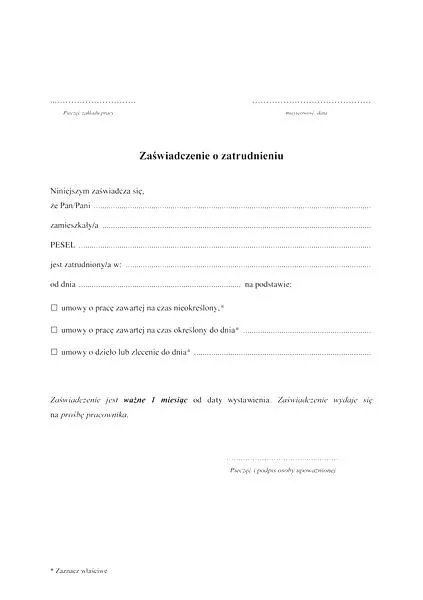 Wymagania formalne przedszkola