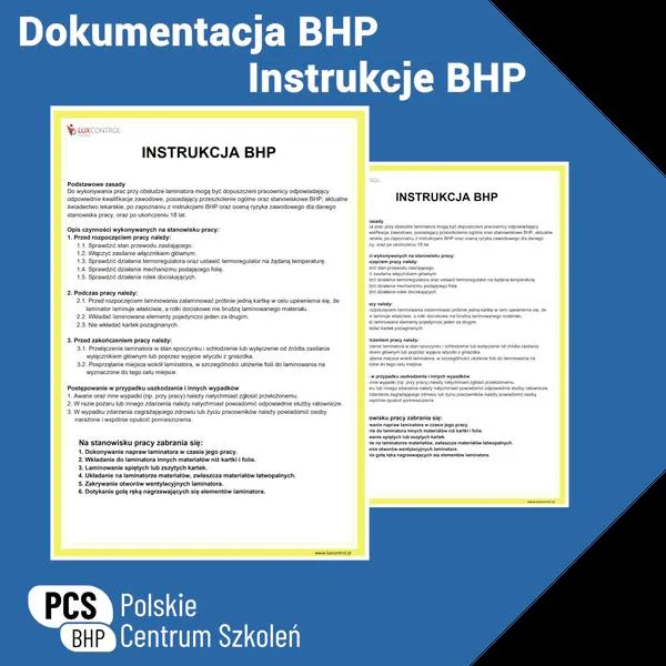 Wymagania prawne BHP