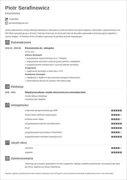 Zdjęcie w CV