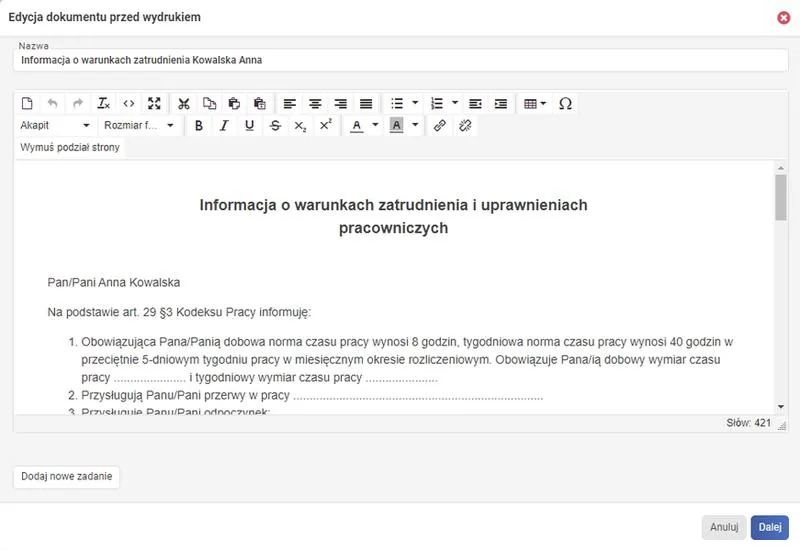 Zmiany w Kodeksie pracy