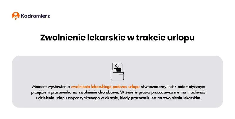 Zwolnienie lekarskie