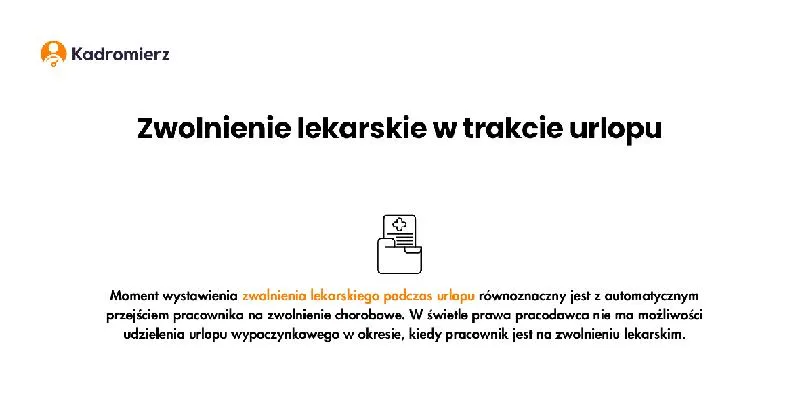 Zwolnienie lekarskie