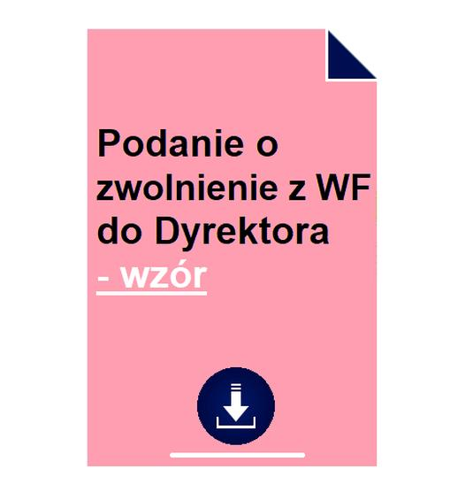 Zwolnienie z WF